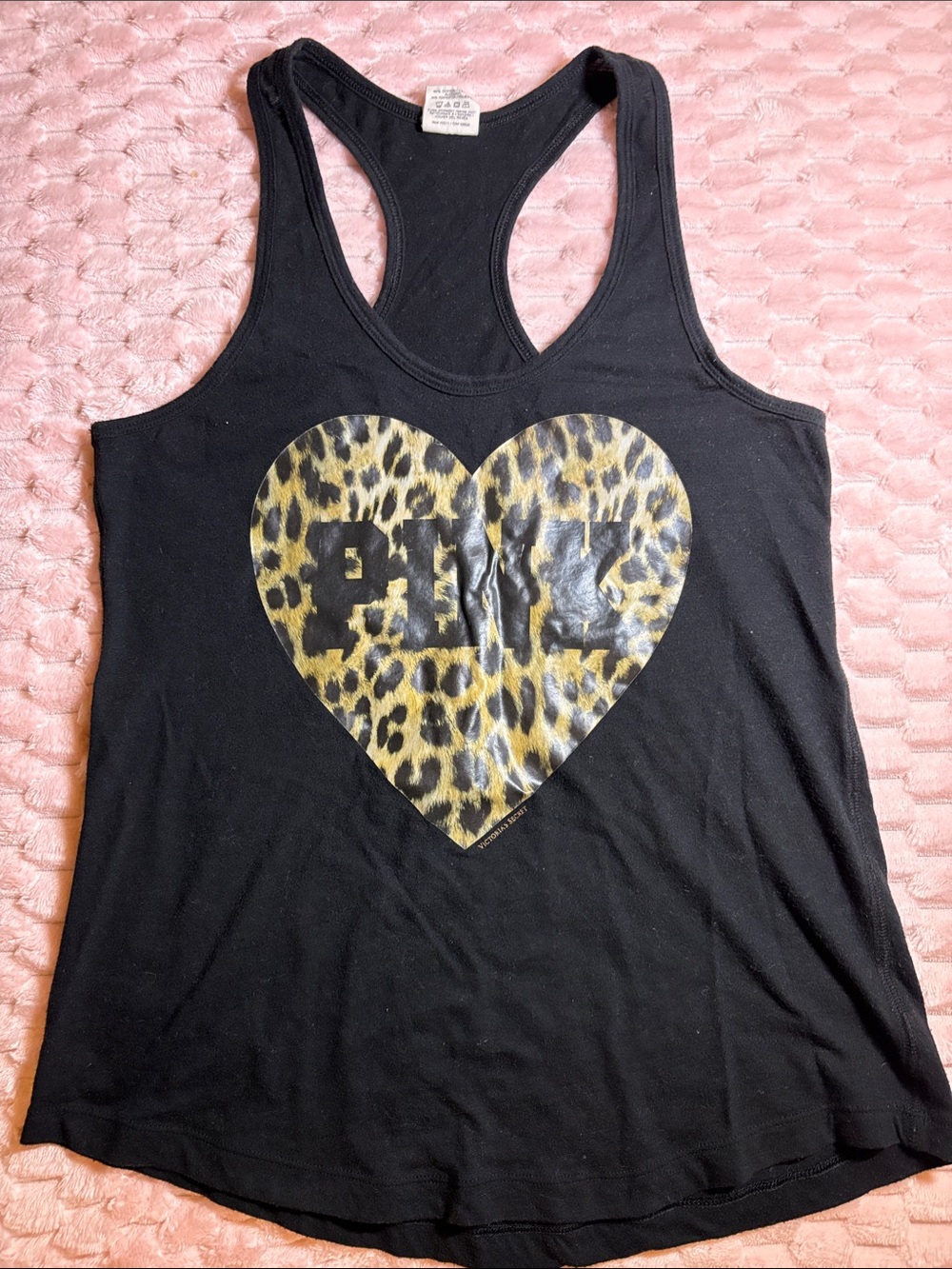 Y2K Pink Heart with Cheetah Print ❤️